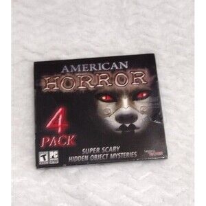 PC DVD-ROM 4 Pack Game American Horror Scary Hidden Mysteries Legacy